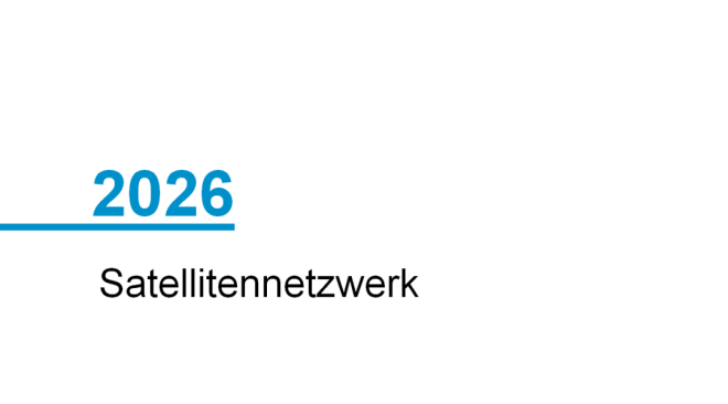 Jahr 2026; Satellitennetzwerk